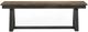 Intercon Harper Brushed Brown/Pecan Dining Bench-2