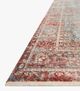 Magnolia Home by Joanna Gaines Elise Sky Red 3'x4' Throw Rug-1