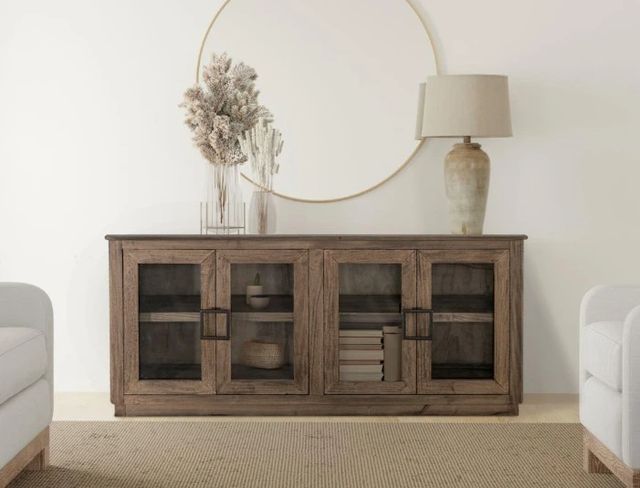 International Furniture Direct Samara Brown Console-1