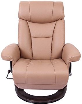 BenchMaster Vittoria Cocoa Manual Flip-Up Footrest Recliner-1