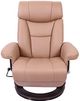 BenchMaster Vittoria Cocoa Manual Flip-Up Footrest Recliner-1