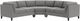 EQ3 Salema 3-Piece Sectional Sofa with Extended Corner Seat-0