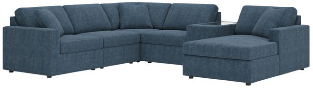 Signature Design by Ashley® Modmax 6-Piece Ink Right-Arm Facing Sectional and Chaise with Console-0