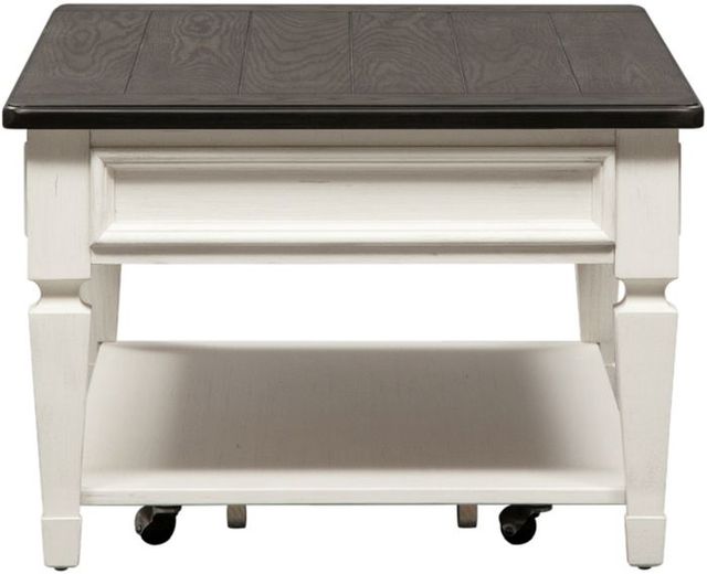 Liberty Furniture Allyson Park 3-Piece Charcoal/Wirebrushed White Occasional Set-2