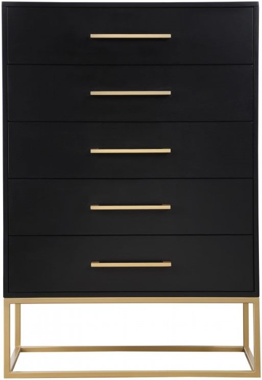 Meridian Furniture Maxine Black Chest-1