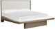 Magnussen Home® Thorne Amber Brown/White King Upholstered Platform Bed-0