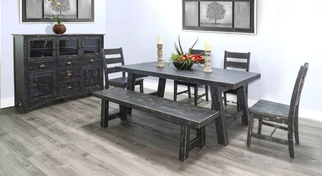 Sunny Designs™ Marina Black Sand Bench with Turnbuckle-1