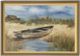 Stylecraft Lone Vessel Blue/Brown/Green Wall Art-0