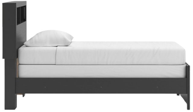 Signature Design by Ashley® Jonnifer Black/Gray Twin Bookcase Bed-3