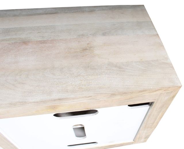 Parker House® Crossings White Wash Natural Console-3