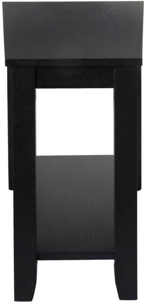 Mazin Furniture Elwell Black Chairside Table-1