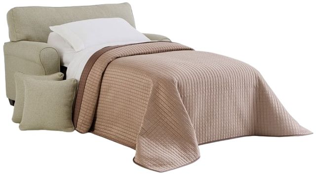 Best® Home Furnishings Customizable Shannon Chair and a Half with Twin Sleeper and Dark Walnut Legs-1
