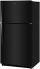 Whirlpool® 33" 21.3 Cu. Ft. Black Top Freezer Refrigerator with Total Coverage Cooling and Flexi-Slide™ Deli Drawer-3