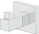 ZLINE Bliss Chrome Single Towel Bar-0