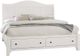 Vaughan-Bassett Cool Farmhouse Soft White King Sleigh Storage Bed-0