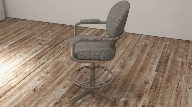 Chromcraft Customizable Astra Swivel Tilt Counter Height Dining Stool-1