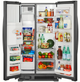Whirlpool® 33" 21.4 Cu. Ft. Black Side-By-Side Refrigerator-1