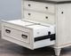 Martin Furniture Hartford  Linen White with Gray Patterned Top Lateral File-4