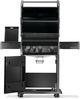Napoleon Rogue® 425 SB 3-Burner Black Freestanding Natural Gas Grill with Range Side Burner-1