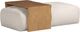 TOV Furniture Spencer Cream Ottoman with Natural Bridge Table-0