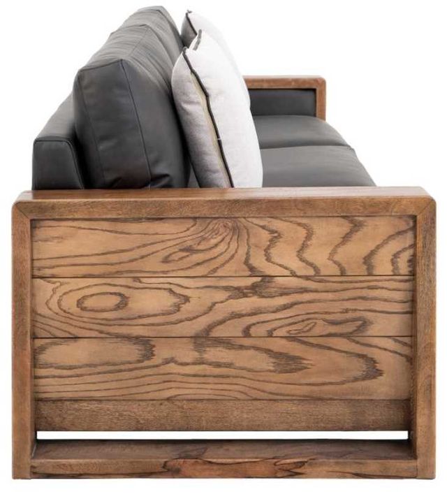 International Furniture Direct Ancora Brown/Stained Brown Upholstered Sofa-3