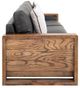 International Furniture Direct Ancora Brown/Stained Brown Upholstered Sofa-3