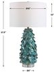 Uttermost® Mina Teal Blue Table Lamp-2