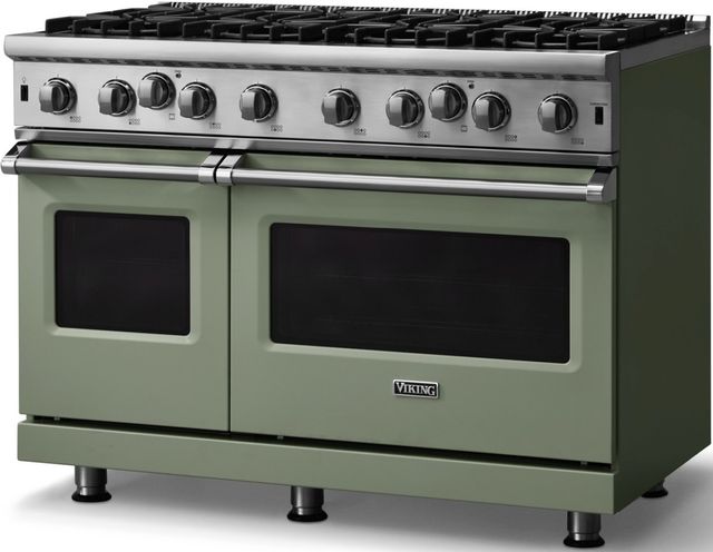 Viking® 5 Series 48” Eucalyptus Pro Style Natural Gas Range-2