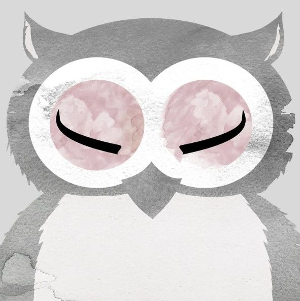 Classy Art Owl by Daniela Santiago Wall Art-0