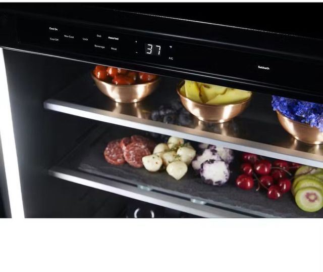 JennAir® Noir™ 24" 5 Cu. Ft. Stainless Steel Under the Counter Refrigerator-3