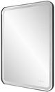 Uttermost® Crofton Satin Black Large Lighted Vanity Mirror-5
