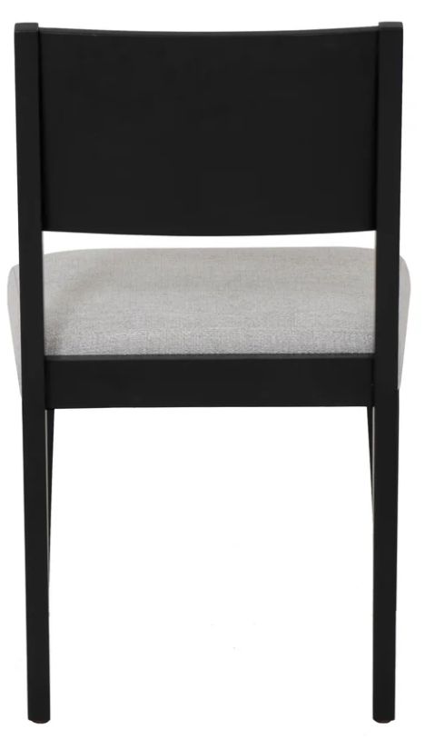 Powell® Cosgrove Black/Light Gray Upholstered Side Chair-4