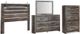 Signature Design by Ashley® Drystan 4-Piece Multi King Panel Headboard Bed Set-0