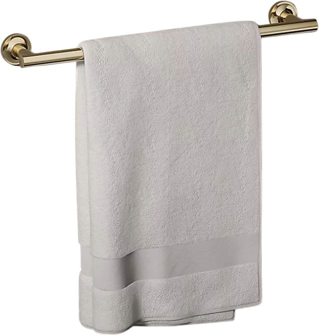 KOHLER® Purist® Vibrant French Gold 18" Towel Bar-1
