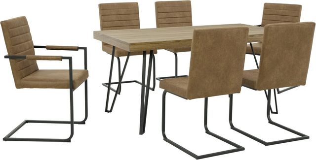 Signature Design by Ashley® Strumford Black/Caramel Dining Side Chair-4