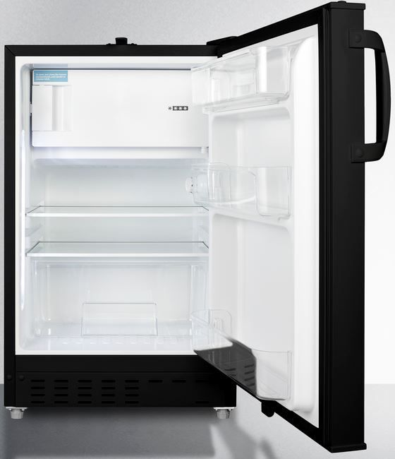 Summit® 2.7 Cu. Ft. Black Under the Counter Refrigerator-3