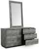VIG Furniture Modrest Dynasty Dark Shagreen/Stainless Steel Dresser-1