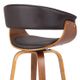 Armen Living Julyssa Brown 26" Swivel Counter Stool-4
