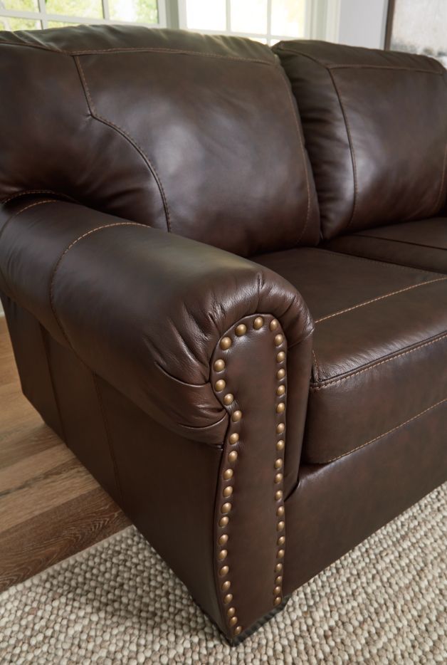 Signature Design by Ashley® Colleton Dark Brown Loveseat-4