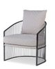 Century® Chair Ruffalo Black Nickel Barrel Chair-0