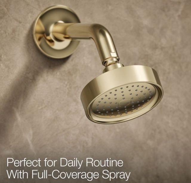 KOHLER® Purist® Rite-Temp® Vibrant French Gold 2.5 GPM Shower Trim Kit with Lever Handle-3