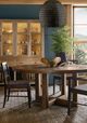 Hooker® Furniture Driftwood Burnt Timber Splatback Dining Arm Chair-1