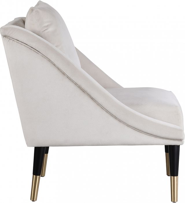 Meridian Furniture Elegante Cream Velvet Chair-2