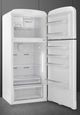 Smeg 50's Retro Style 31 in. 19.3 Cu. Ft. White Top Freezer Refrigerator-3