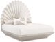 Michael Amini® Fantosini Silver Leaf Eastern King Fan Bed-0