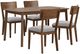 Signature Design by Ashley® Lyncott 5-Piece Brown/Gray Dining Room Table Set-0