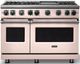 Viking® 7 Series 48'' Blush Pro Style Gas Range with Griddle-0