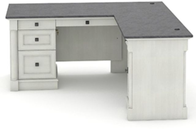 Sauder® Palladia® Glacier Oak® L-Shaped Office Desk-0