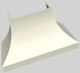 Vent-A-Hood® Designer Series 54" Biscuit Wall Mounted Range Hood-4