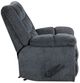 Homelegance® Baldwin Gray Rocker Manual Recliner-3